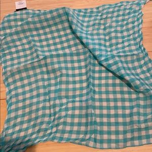 JCREW COTTON GINGHAM BANDANA